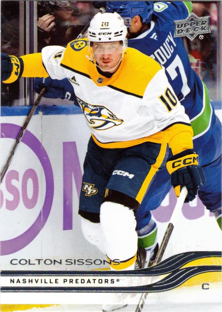 Colton Sissons 2025-26 Upper Deck