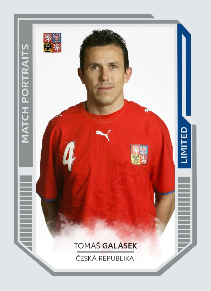 TOMÁŠ GALÁŠEK 2022 Repre v Srdcích Match Portraits – 2021-22 – Insert