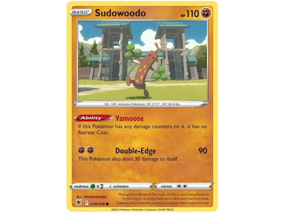 Sudowoodo 074/189 Astral Radiance – Nintendo