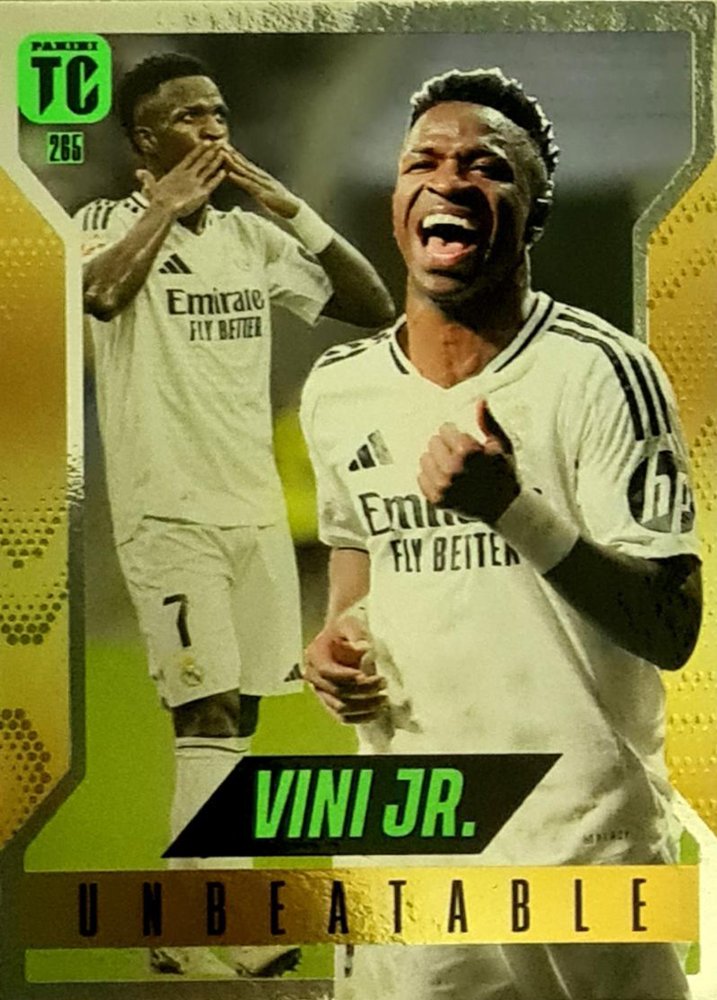 Vinicius Jr. 2025 Panini Top Class Unbeatable – 2024-25 – Insert
