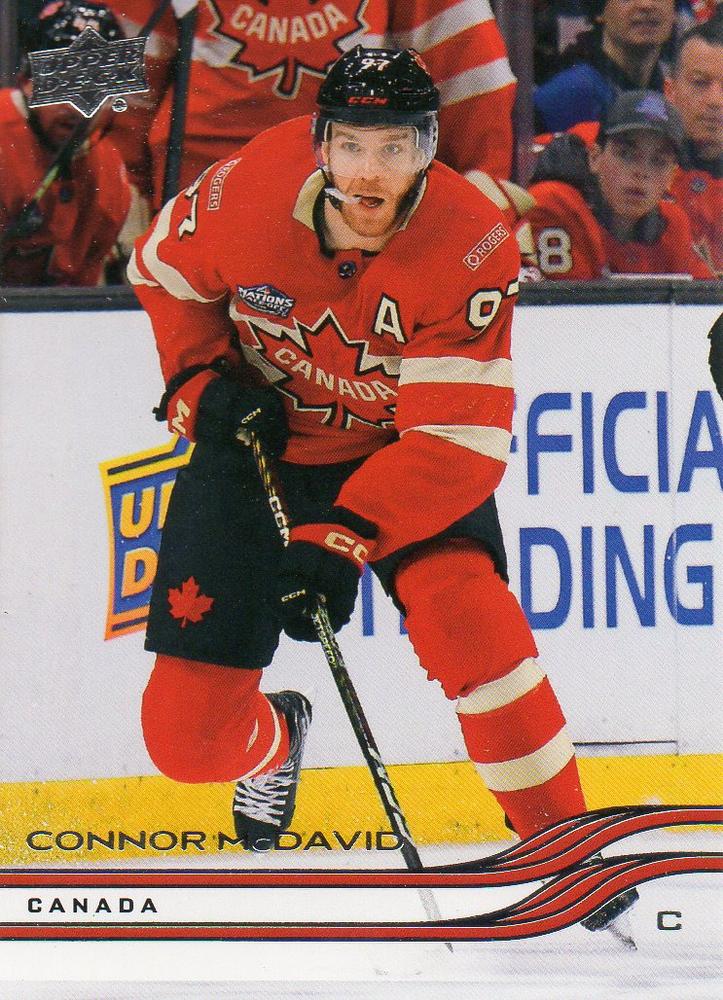 CONNOR MCDAVID TEAM CANADA 2025-26 Upper Deck Extended – Base
