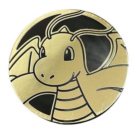 Pokémon Coin - mince s motivem Pokémona Dragonite
