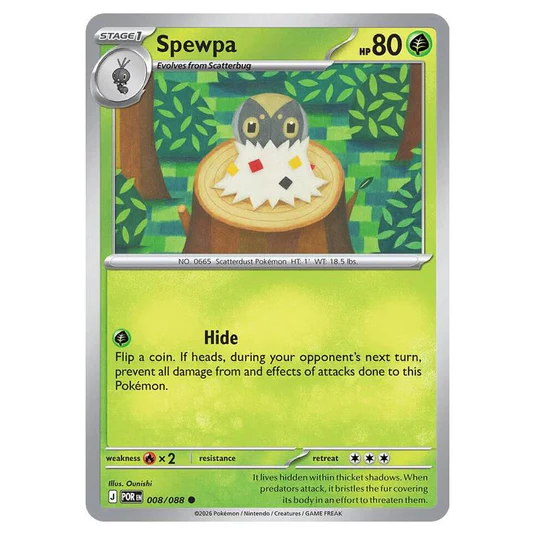 Spewpa 008/088 Perfect Order – Nintendo