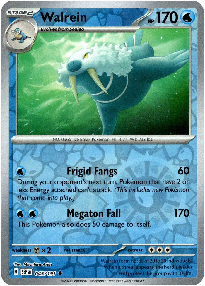 Walrein 045/191 Surging Sparks
