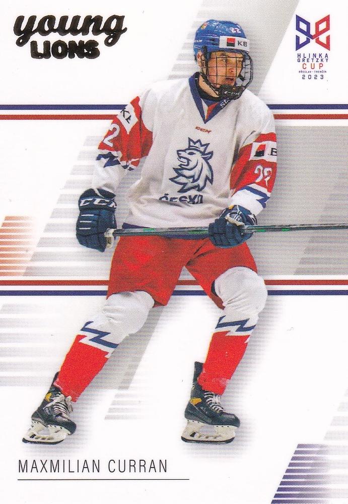 Maxmilián Curran 2023-24 Legendary Cards Hlinka Gretzky Cup Young Lions