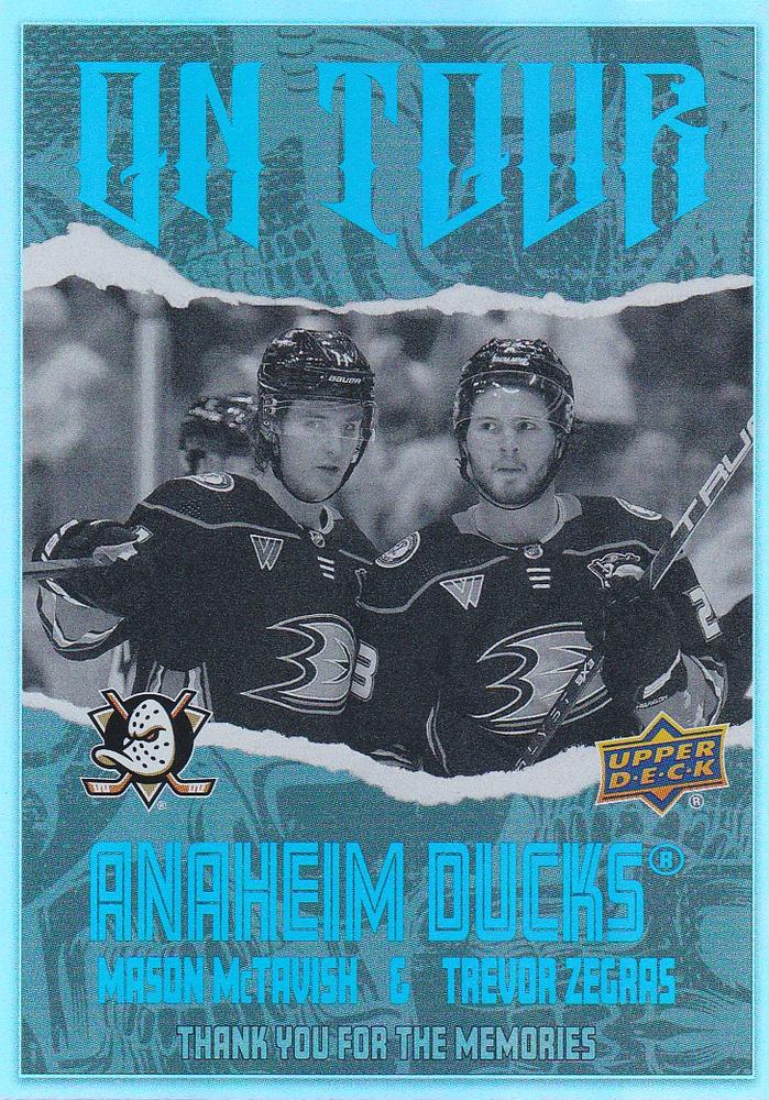 MASON MCTAVISH / TREVOR ZEGRAS 2024-25 Upper Deck - On Tour