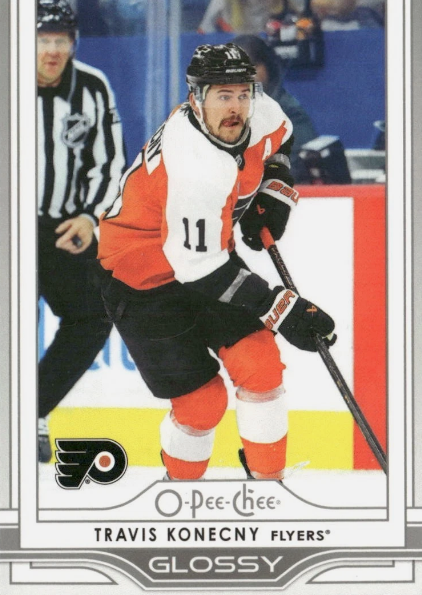 TRAVIS KONECNY 25-26 UD Hockey Série1 GLOSSY SILVER
