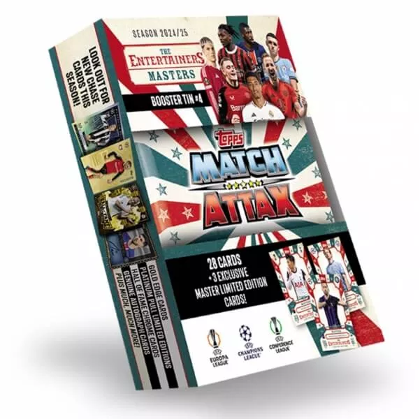 2024-2025 Topps Match Attax Booster Tin 4 Masters - zelená