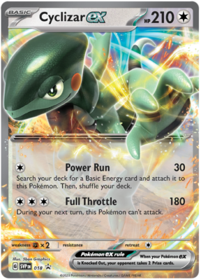 Pokémon Jumbo karta – CYCLIZAR Ex