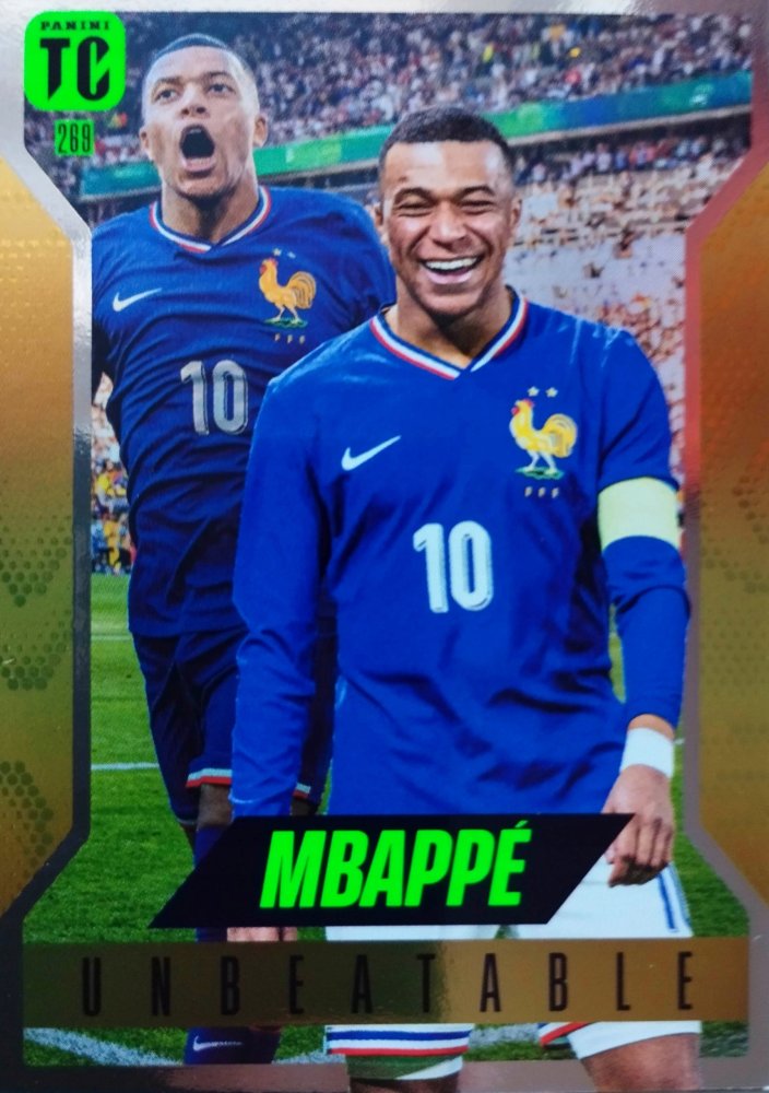 Kylian Mbappé 2025 Panini Top Class Unbeatable