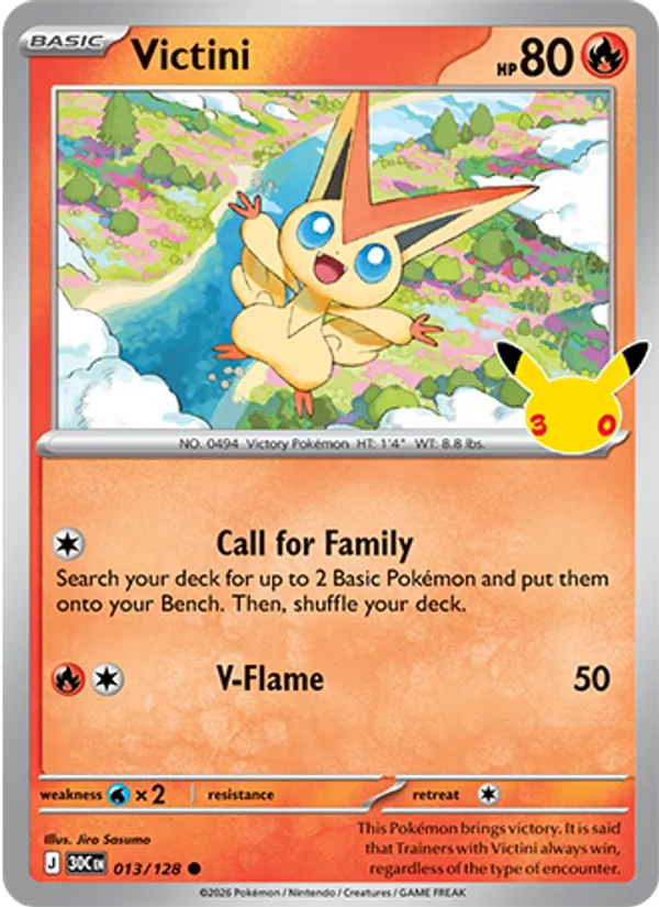 Victini – #013 – 30th Celebration – holo – en