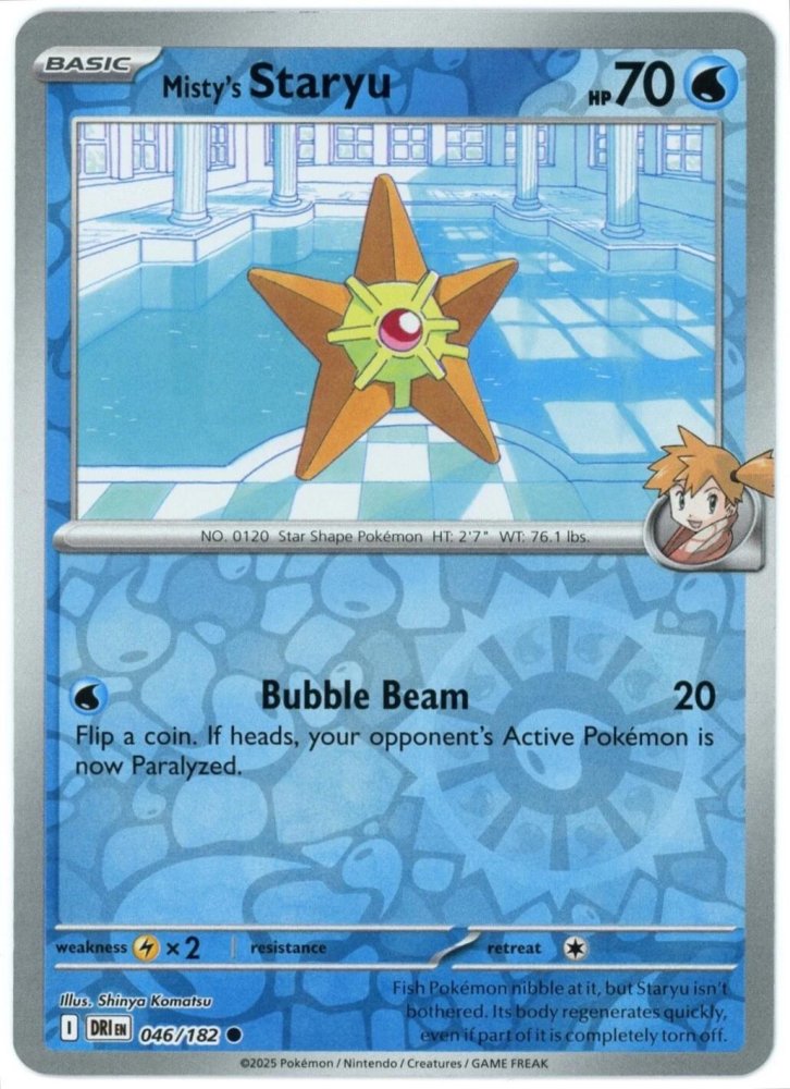 Misty's Staryu 046/182 Destined Rivals