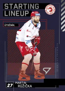 MARTIN RŮŽIČKA 23-24 SportZoo Série2 Tipsport ELH Starting Line-Up