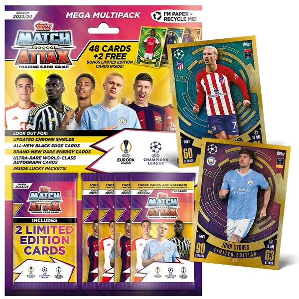UEFA UCL MATCH ATTAX 23/24 – Mega Multipack – Topps