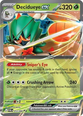 Decidueye ex 012/088 Perfect Order – Nintendo