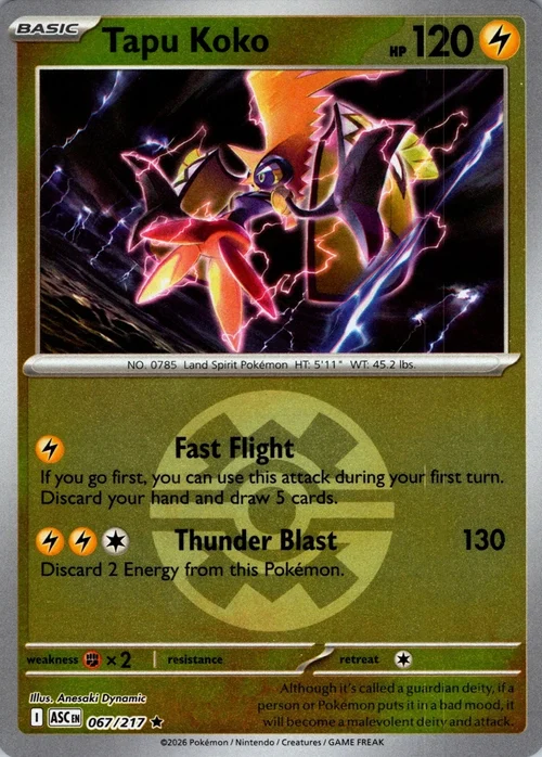 Tapu Koko 067/217 Ascended Heroes