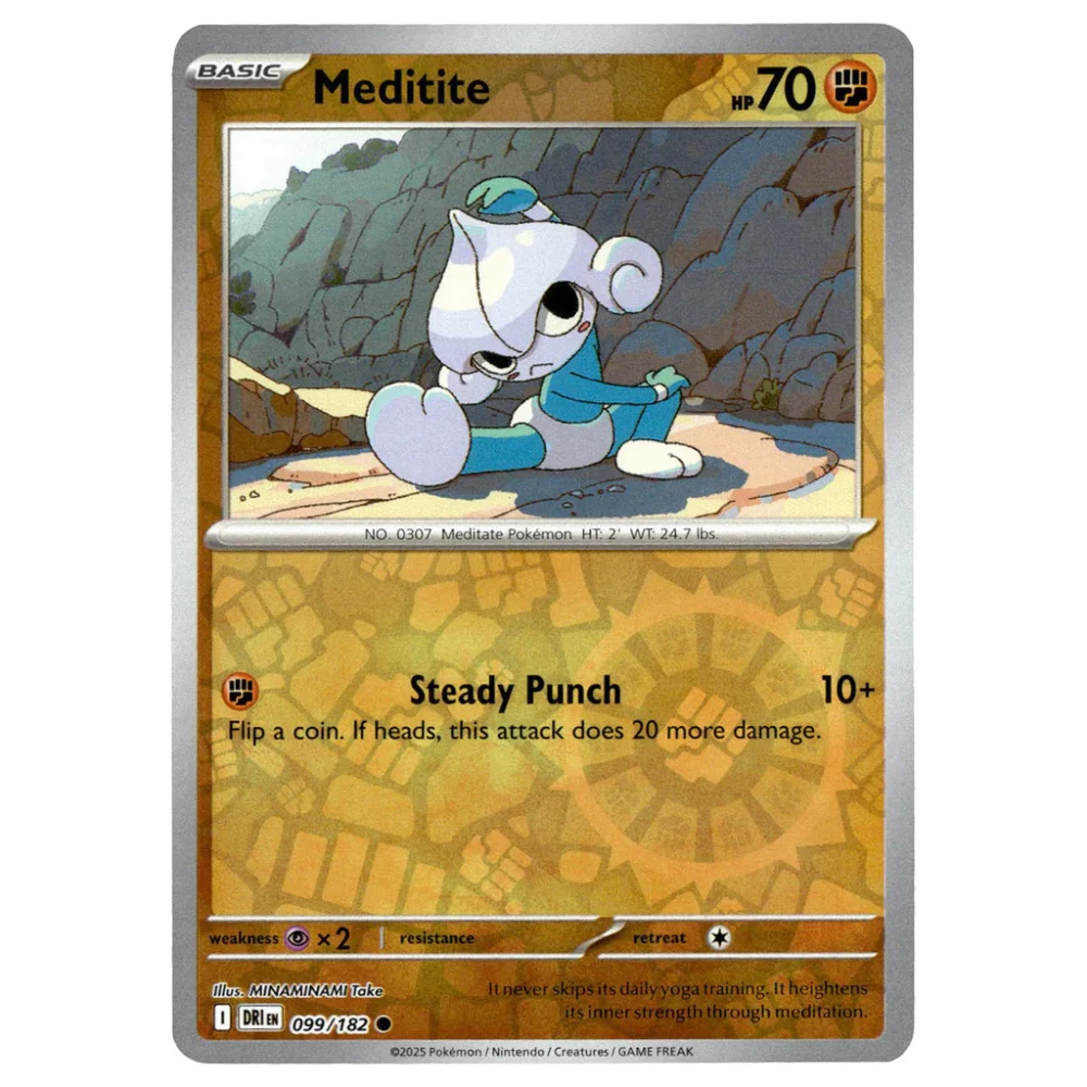 Meditite 099/182 Destined Rivals – Nintendo