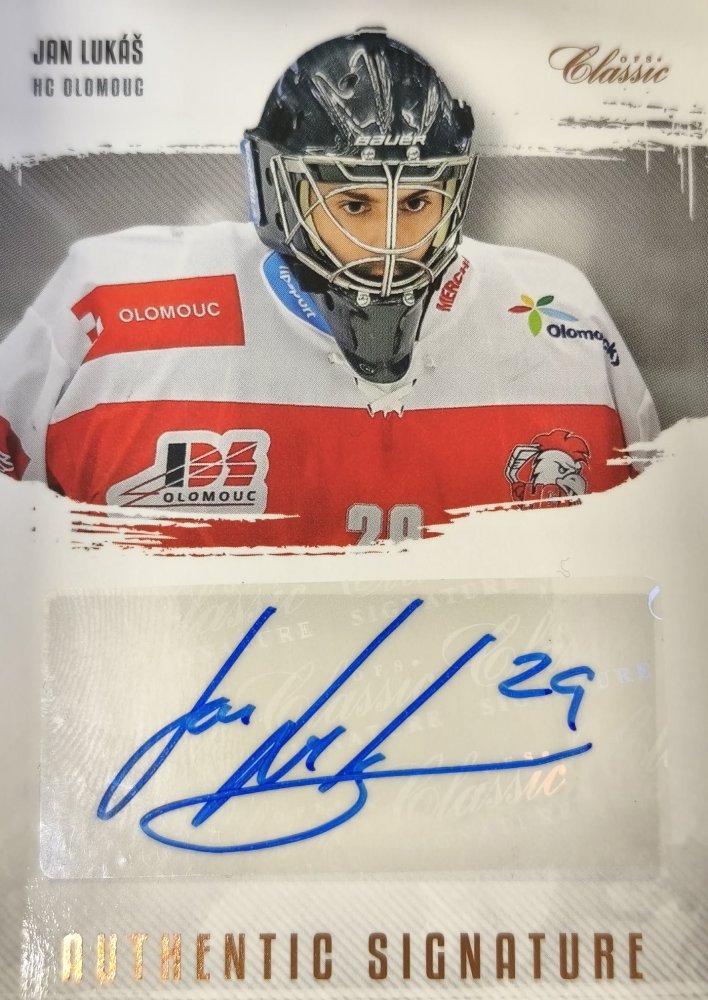JAN LUKÁŠ 21-22 OFS Classic Authentic Signature 14/29 – 2021-22 – SportZoo – Autograph – Ano