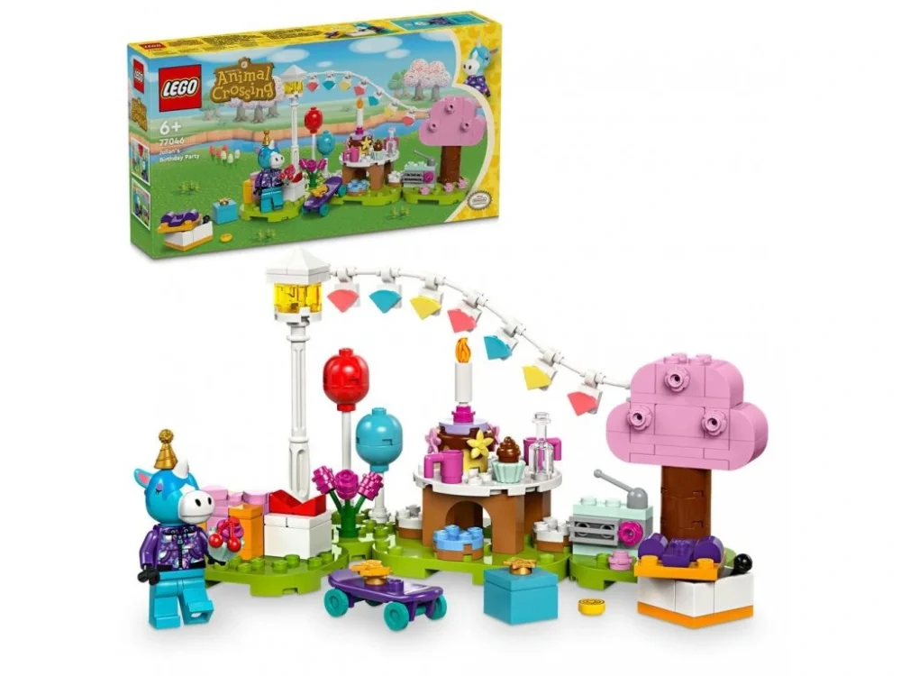 LEGO® Animal Crossing™ 77046 Julian a oslava narozenin