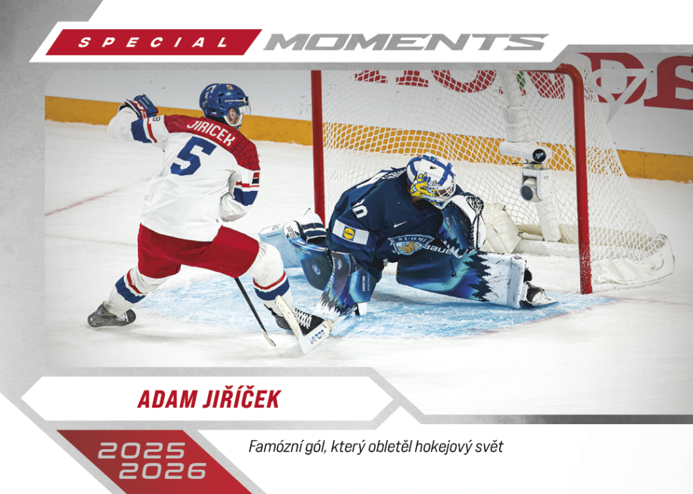 ADAM JIŘÍČEK 2026 Hokejové Česko SportZoo Special Moments