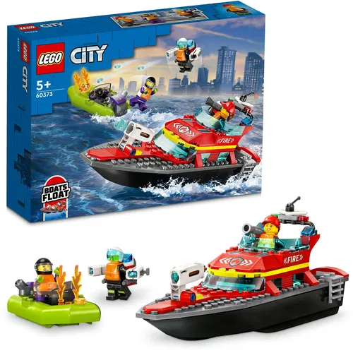 LEGO® City 60373 Hasičská záchranná loď a člun