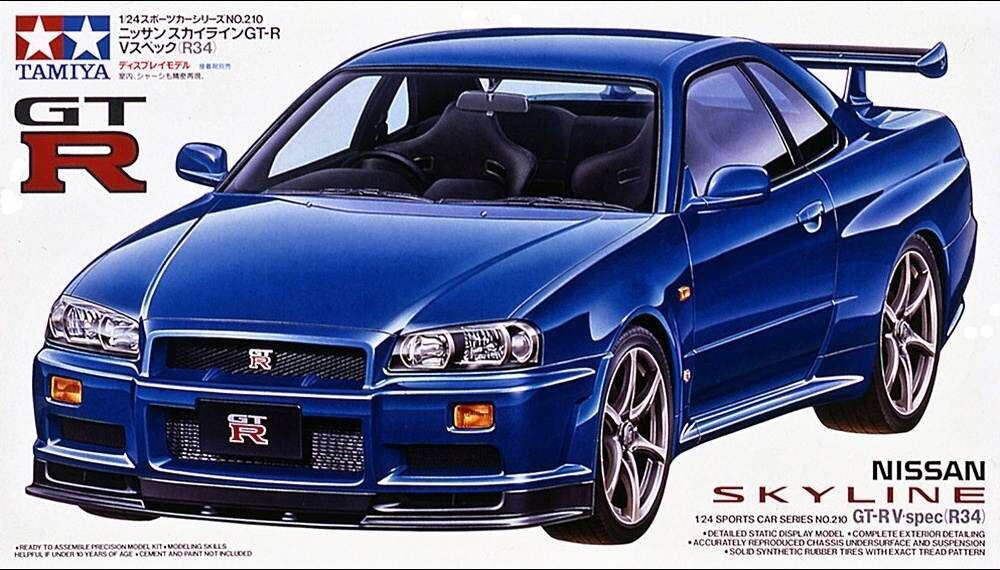 Tamiya 24210 – Nissan Skyline GT-R V-spec (R34) 1:24