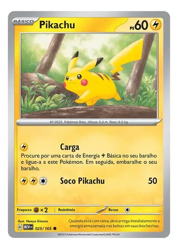 Pikachu 025/165 MEW – Nintendo