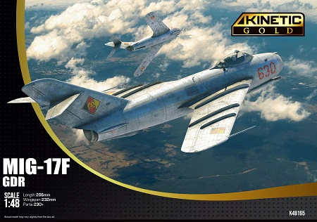Kinetic K48165 – MiG-17F GDR – Gold Series 1:48
