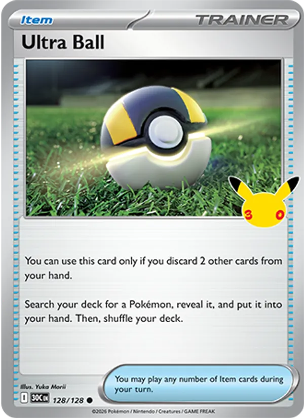 Ultra Ball – #128 – 30th Celebration – holo – en