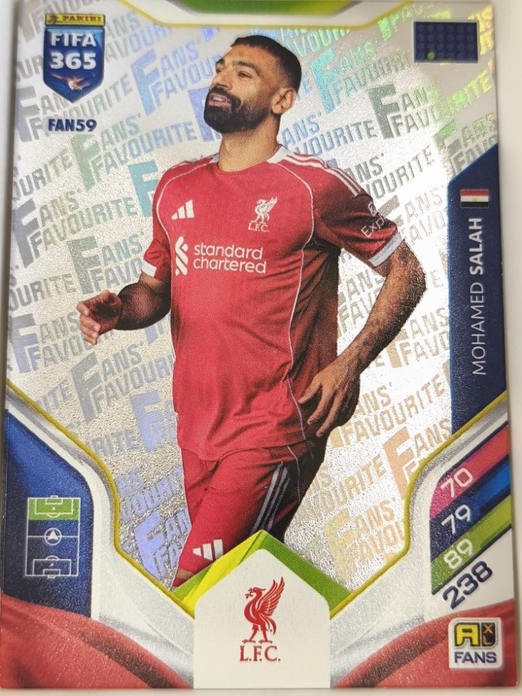 MOHAMED SALAH FIFA 2026 Adrenalyn XL Fan Silver