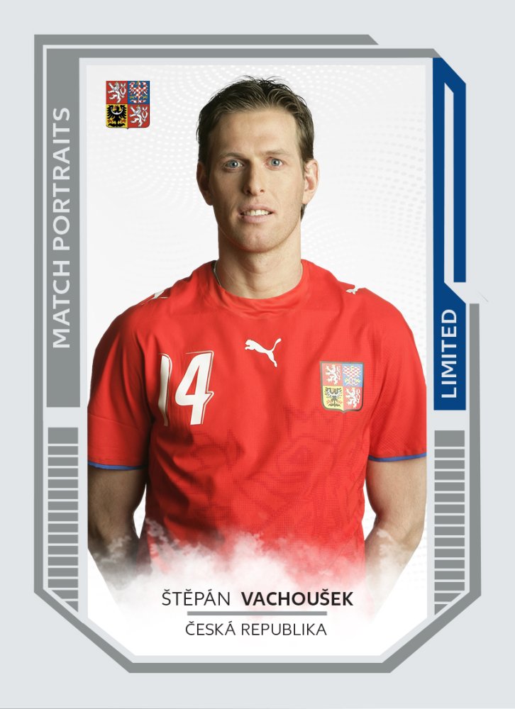 ŠTĚPÁN VACHOUŠEK 2022 Repre v Srdcích Match Portraits – 2021-22 – Insert