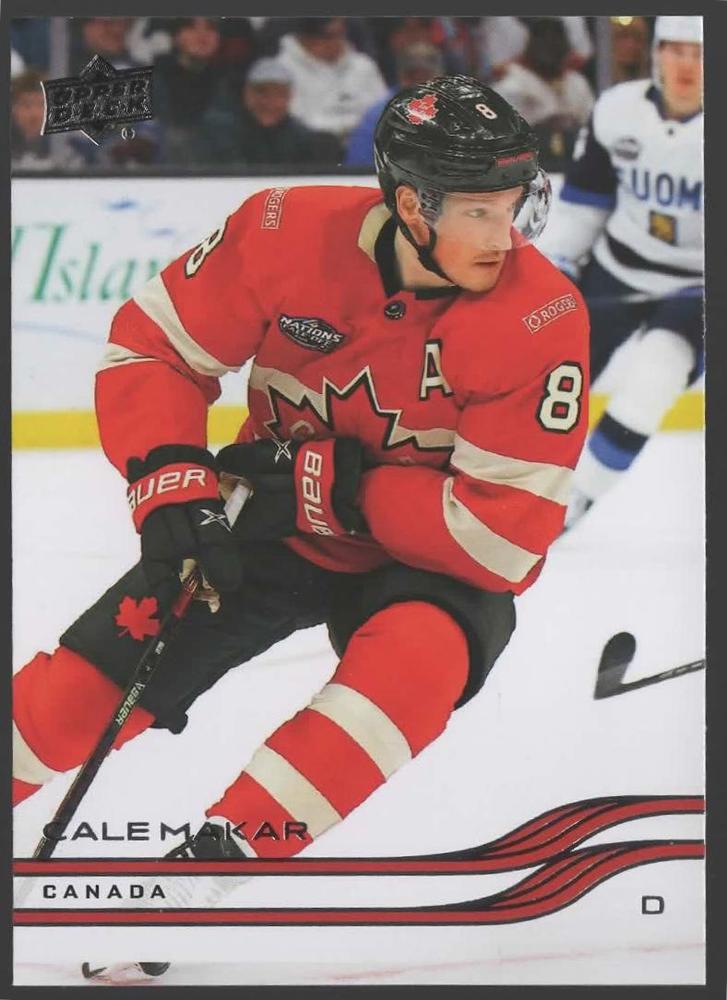 CALE MAKAR TEAM CANADA 2025-26 Upper Deck Extended – Base