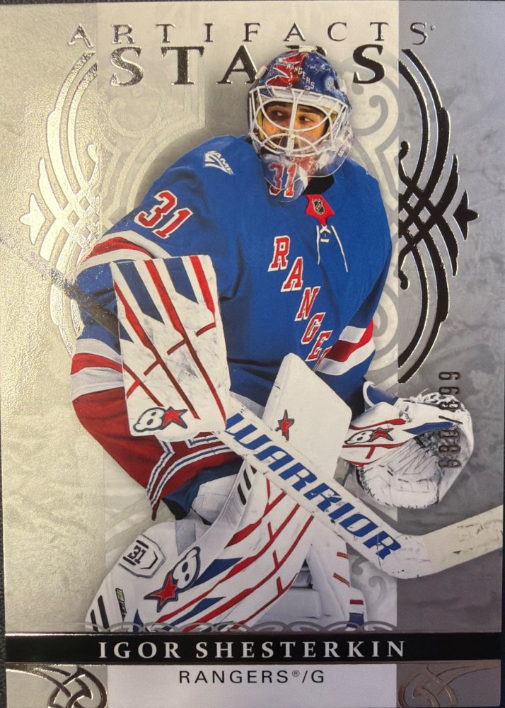 Igor Shesterkin #138 – 2026-27 Upper Deck Artifacts – Base Set - Stars 680/699
