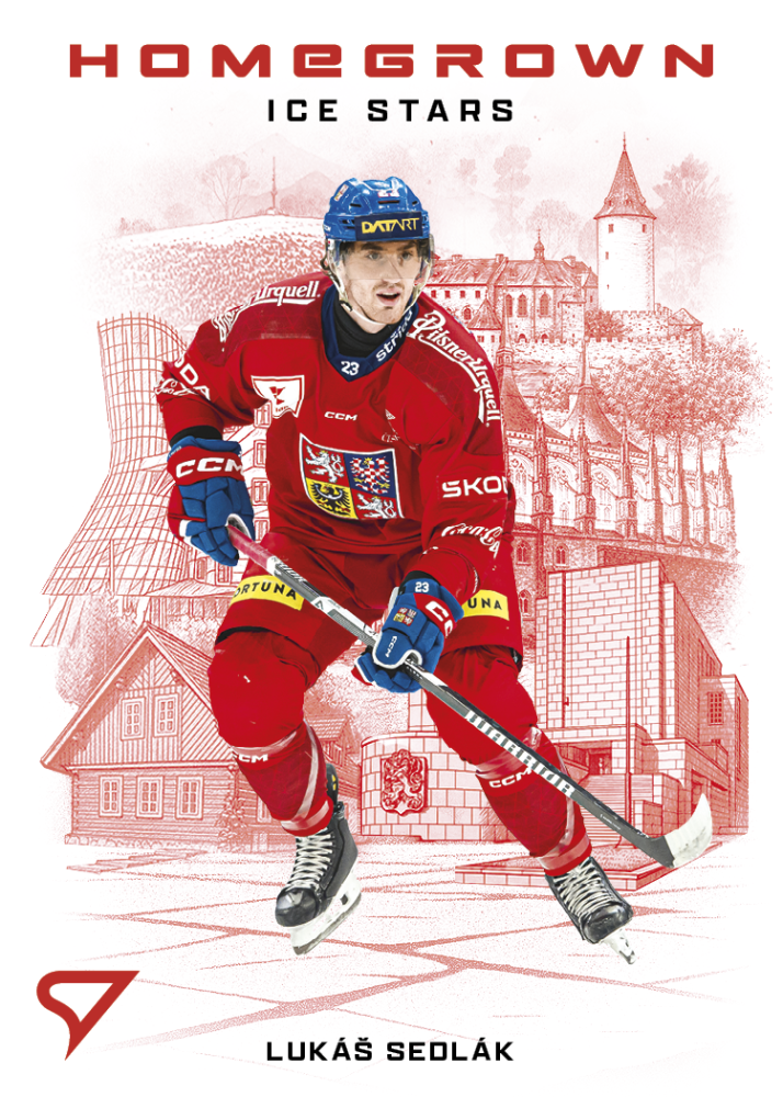 LUKÁŠ SEDLÁK 2026 Hokejové Česko SportZoo HOMEGROWN ICE STARS