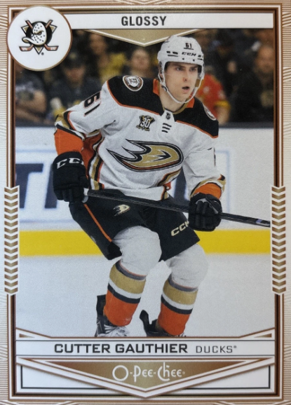 CUTTER GAUTHIER 24-25 UD Hockey Série2 O-Pee-Chee Glossy