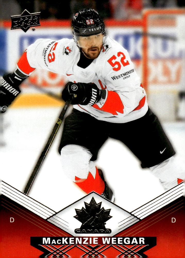 MacKenzie Weegar 2025-26 Tim Hortons Team Canada