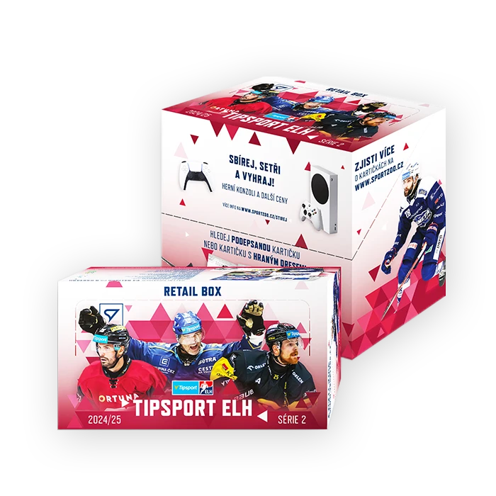 2024-25 SportZoo Tipsport ELH Series 2 Hockey Retail Box