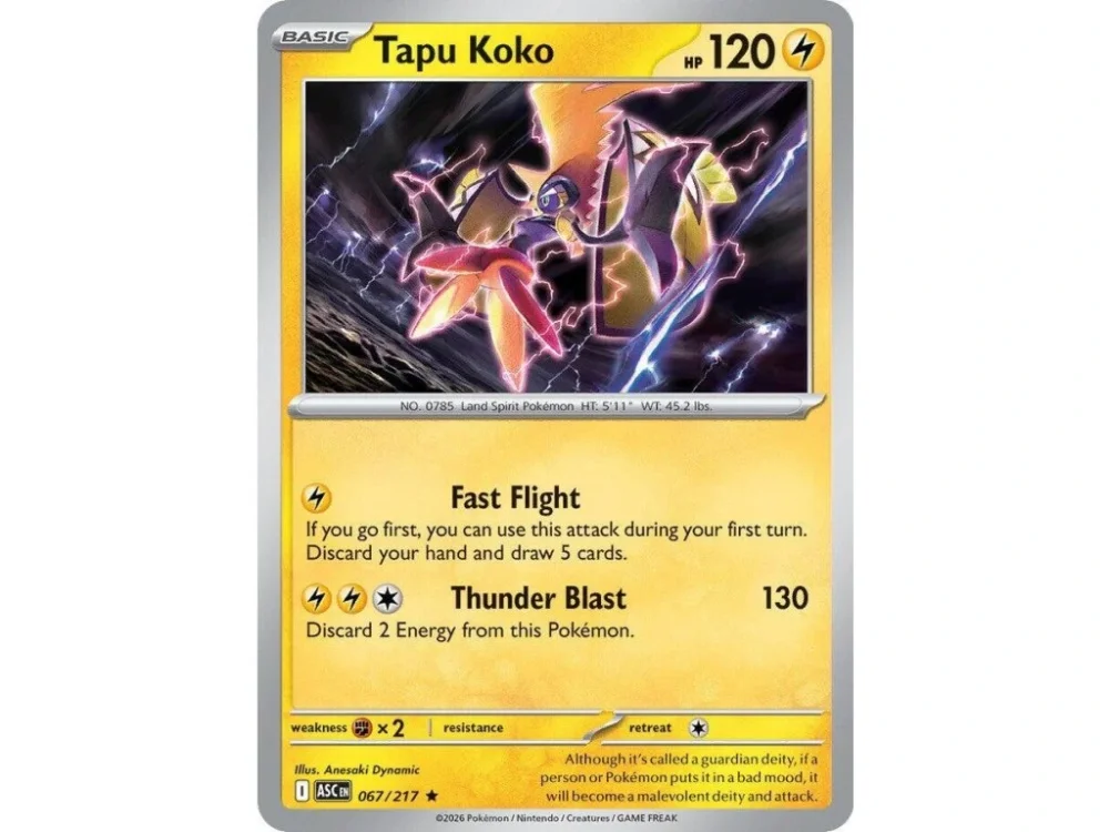 Tapu Koko 067/217 Ascended Heroes