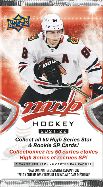 2021-22 Upper Deck MVP Hockey Retail Balíček