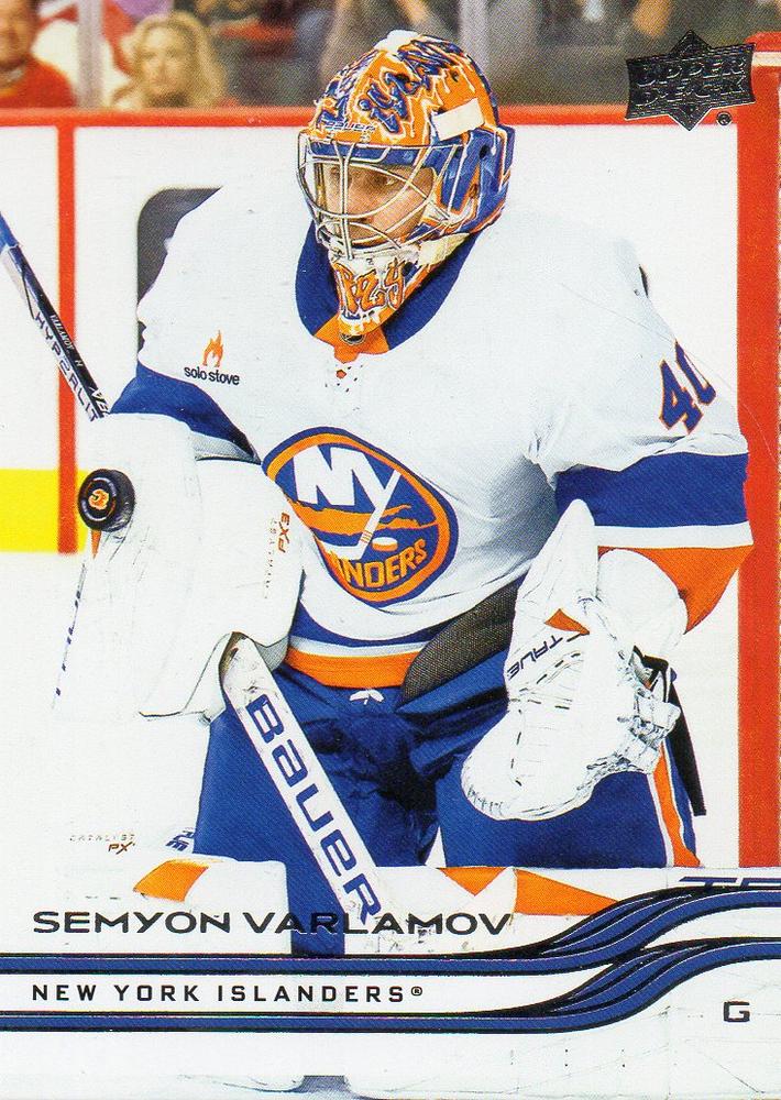 Semyon Varlamov 2025-26 Upper Deck