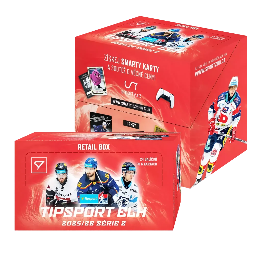 Retail box - hokejové kartičky SportZoo Tipsport ELH 2025/26 - 2. série