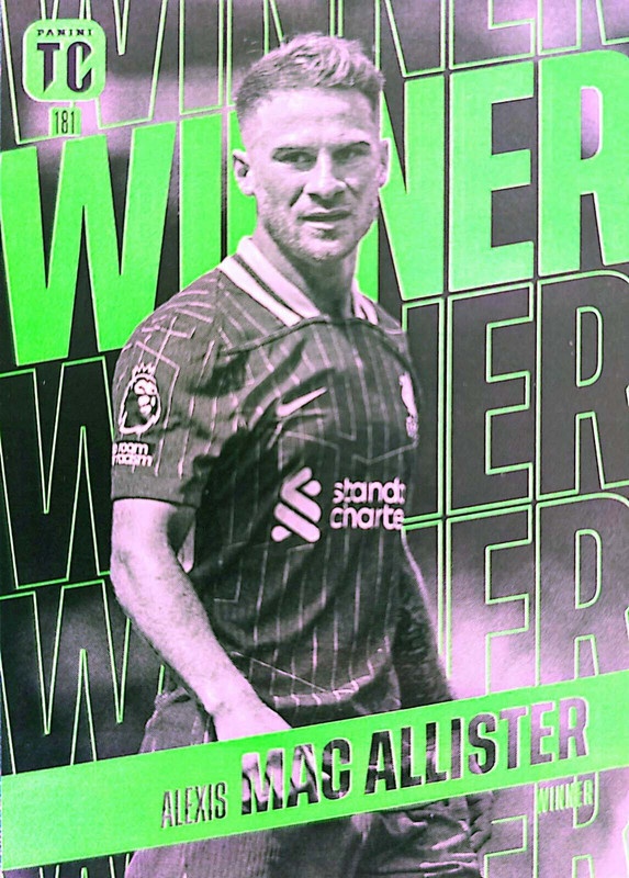 Alexis Mac Allister 2025 Panini Top Class Winner