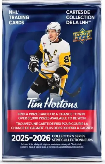 2025-26 Upper Deck Tim Hortons Hobby Balíček