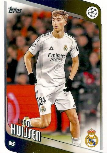 DEAN HUIJSEN 2025-26 Topps UEFA Club Competitions