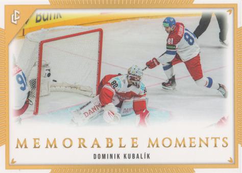 DOMINIK KUBALIK 2024 Legendary Memorable Moments – 2024-25 – Legendary Cards – Base