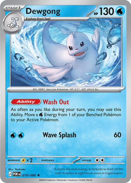 Dewgong 019/088 Perfect Order – Nintendo