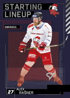 Alex Rašner - SportZoo Tipsport 2023-24 II.série Starting Lineup – Insert