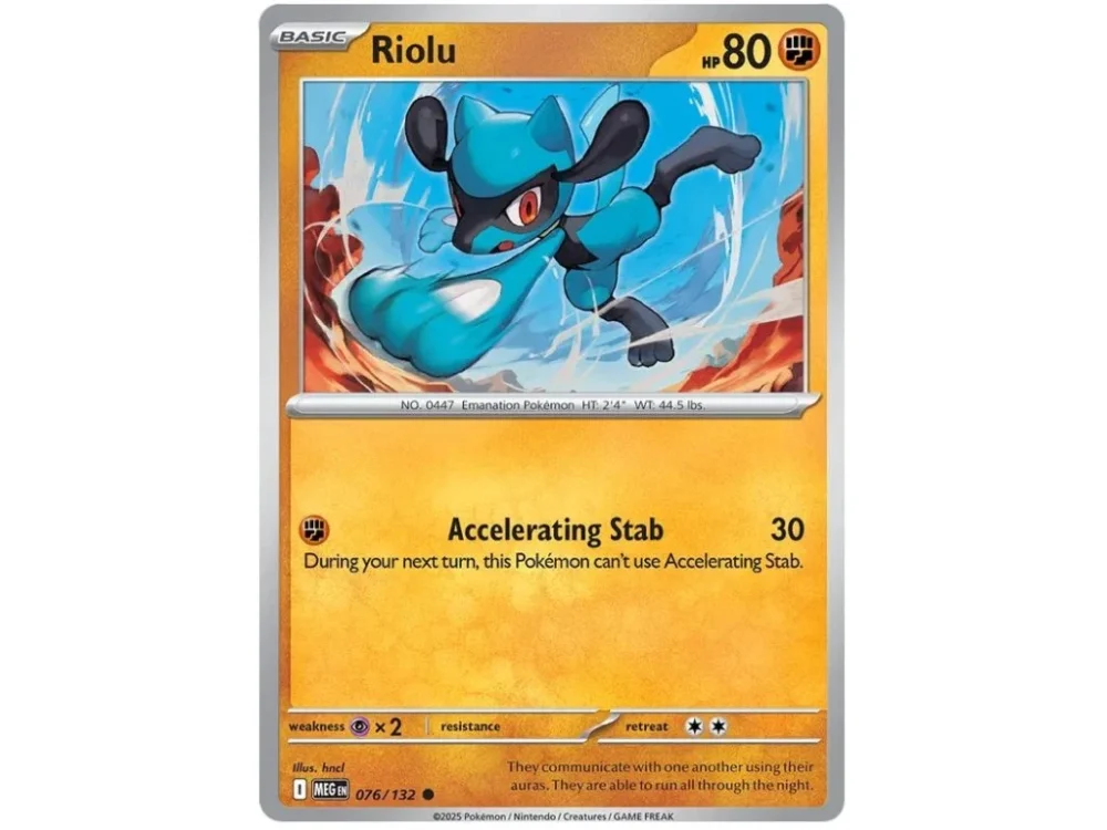 Riolu 076/132 Mega Evolution – Nintendo