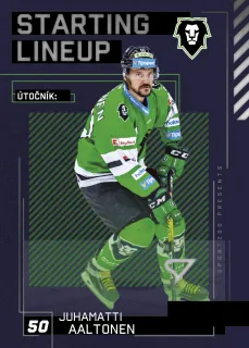 JUHAMATTI AALTONEN 23-24 SportZoo Série2 Tipsport ELH Starting Line-Up – 2023-24 – Insert