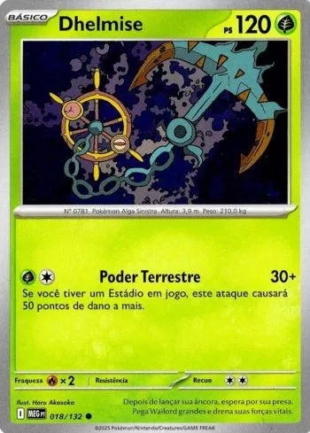 Dhelmise 018/132 Mega Evolution